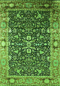 Oriental Green Industrial Rug, urb1550grn