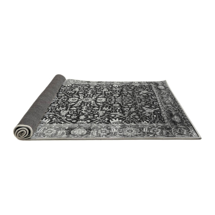 Sideview of Oriental Gray Industrial Rug, urb1550gry