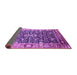 Sideview of Oriental Purple Industrial Rug, urb1550pur