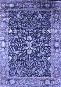 Oriental Blue Industrial Rug, urb1550blu