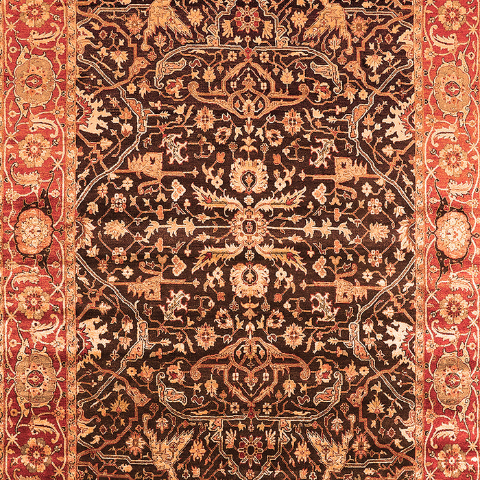 Oriental Orange Industrial Rug, urb1550org