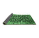 Sideview of Oriental Emerald Green Industrial Rug, urb1550emgrn