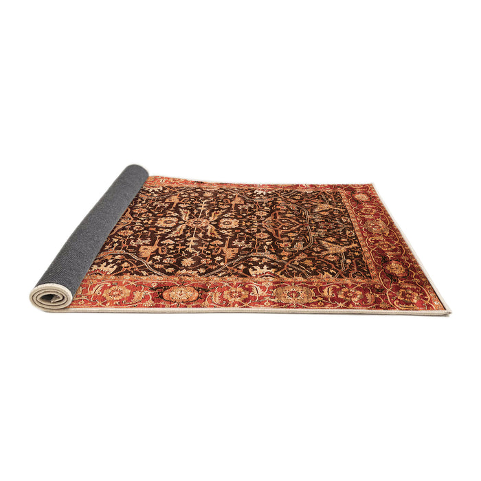 Sideview of Oriental Orange Industrial Rug, urb1550org