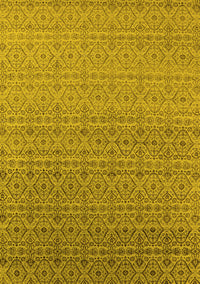 Oriental Yellow Industrial Rug, urb1551yw