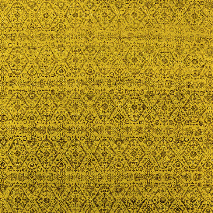 Oriental Yellow Industrial Rug, urb1551yw