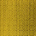 Square Oriental Yellow Industrial Rug, urb1551yw