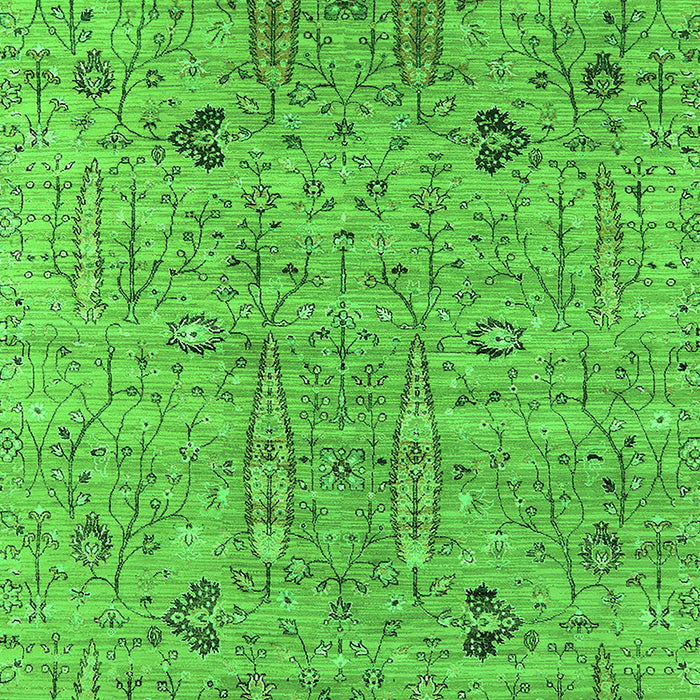 Oriental Green Industrial Rug, urb1552grn