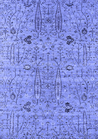 Oriental Blue Industrial Rug, urb1552blu