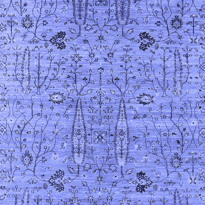 Oriental Blue Industrial Rug, urb1552blu