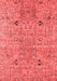 Oriental Red Industrial Area Rugs