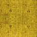 Square Oriental Yellow Industrial Rug, urb1552yw