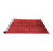 Industrial Red Washable Rugs