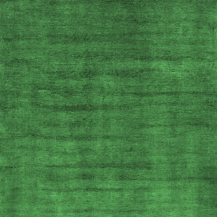 Machine Washable Oriental Emerald Green Industrial Area Rugs, wshurb1553emgrn
