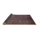 Sideview of Oriental Brown Industrial Rug, urb1553brn