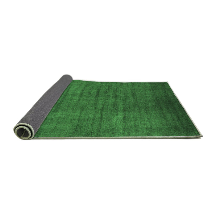 Sideview of Oriental Emerald Green Industrial Rug, urb1553emgrn