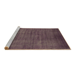 Sideview of Machine Washable Oriental Brown Industrial Rug, wshurb1553brn