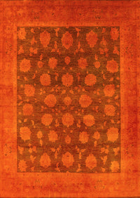 Oriental Yellow Industrial Rug, urb1554yw