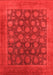 Machine Washable Oriental Orange Industrial Area Rugs, wshurb1554org