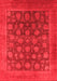 Oriental Red Industrial Area Rugs