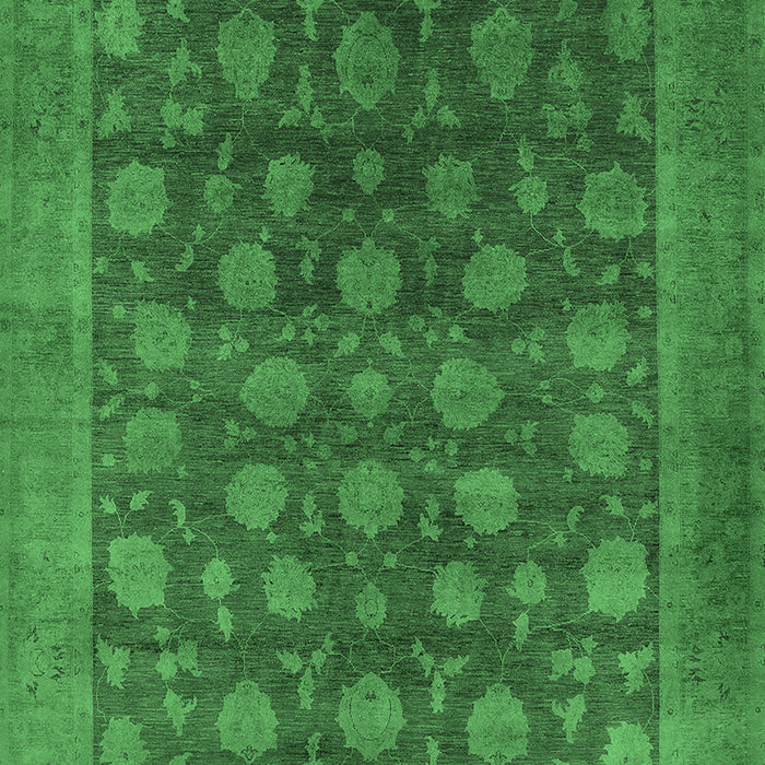 Oriental Emerald Green Industrial Rug, urb1554emgrn
