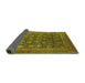 Sideview of Oriental Green Industrial Rug, urb1554grn