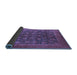 Sideview of Oriental Blue Industrial Rug, urb1554blu