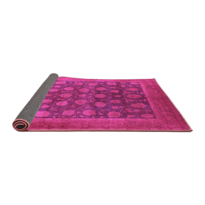 Sideview of Oriental Purple Industrial Rug, urb1554pur