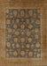 Machine Washable Oriental Turquoise Industrial Area Rugs, wshurb1554turq