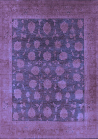 Oriental Blue Industrial Rug, urb1554blu