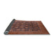 Sideview of Oriental Light Blue Industrial Rug, urb1554lblu