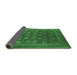 Sideview of Oriental Emerald Green Industrial Rug, urb1554emgrn