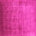 Square Oriental Pink Industrial Rug, urb1555pnk