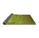 Sideview of Oriental Green Industrial Rug, urb1555grn