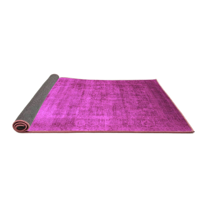 Sideview of Oriental Purple Industrial Rug, urb1555pur