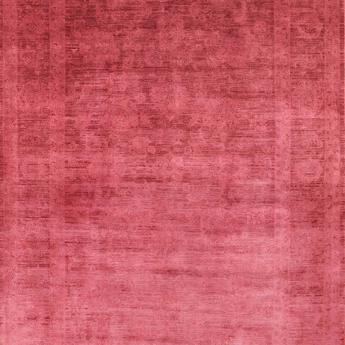 Machine Washable Industrial Modern Red Rug, wshurb1555