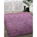 Machine Washable Industrial Modern Deep Mauve Purple Rug in a Family Room, wshurb1556