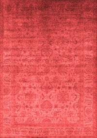 Oriental Red Industrial Rug, urb1556red