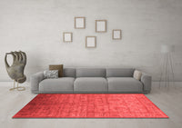 Machine Washable Oriental Red Industrial Rug, wshurb1556red