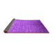 Sideview of Oriental Purple Industrial Rug, urb1556pur