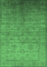 Oriental Emerald Green Industrial Rug, urb1556emgrn