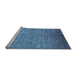 Sideview of Machine Washable Oriental Light Blue Industrial Rug, wshurb1556lblu