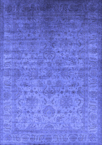 Oriental Blue Industrial Rug, urb1556blu