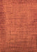 Machine Washable Oriental Orange Industrial Area Rugs, wshurb1557org