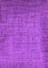 Machine Washable Oriental Purple Industrial Area Rugs, wshurb1557pur