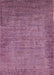 Machine Washable Industrial Modern Raspberry Purple Rug, wshurb1557