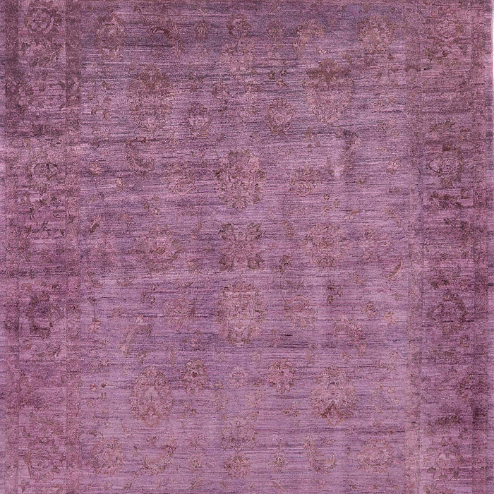 Machine Washable Industrial Modern Raspberry Purple Rug, wshurb1557