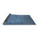 Sideview of Oriental Light Blue Industrial Rug, urb1557lblu