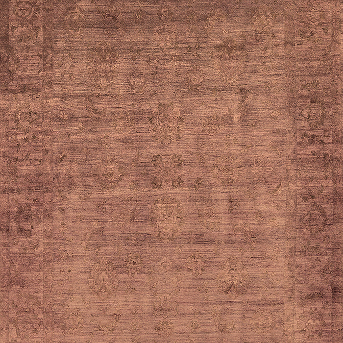 Machine Washable Oriental Brown Industrial Rug, wshurb1557brn