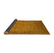 Sideview of Oriental Yellow Industrial Rug, urb1557yw