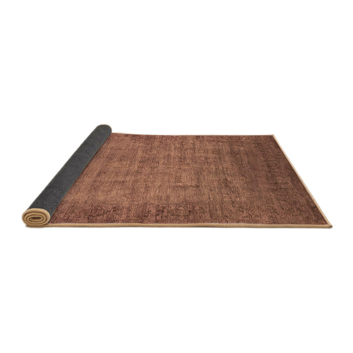 Sideview of Oriental Brown Industrial Rug, urb1557brn